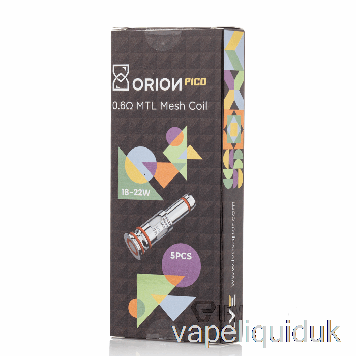 LVE Orion Pico Replacement Coils 0.6ohm Pico Mesh Coils Vape Liquid